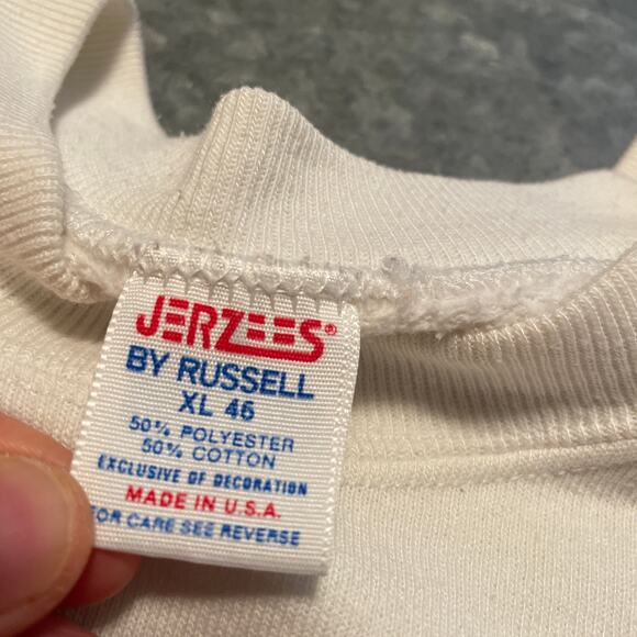 Vintage Bijan Perfume For Woman Raglan Crewneck Sweatshirt XL USA Jerzees Promo - Picture 5 of 11